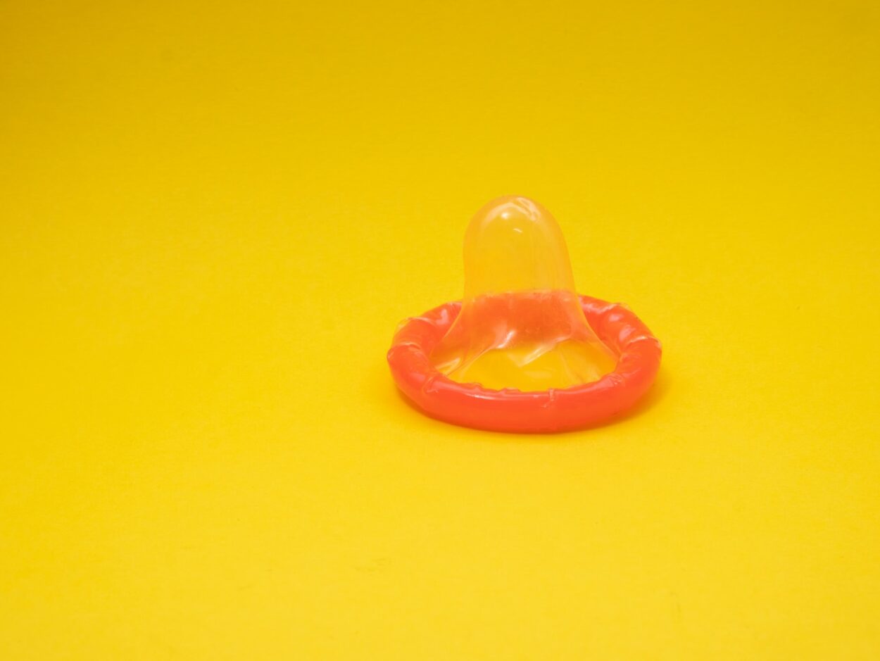 orange condom